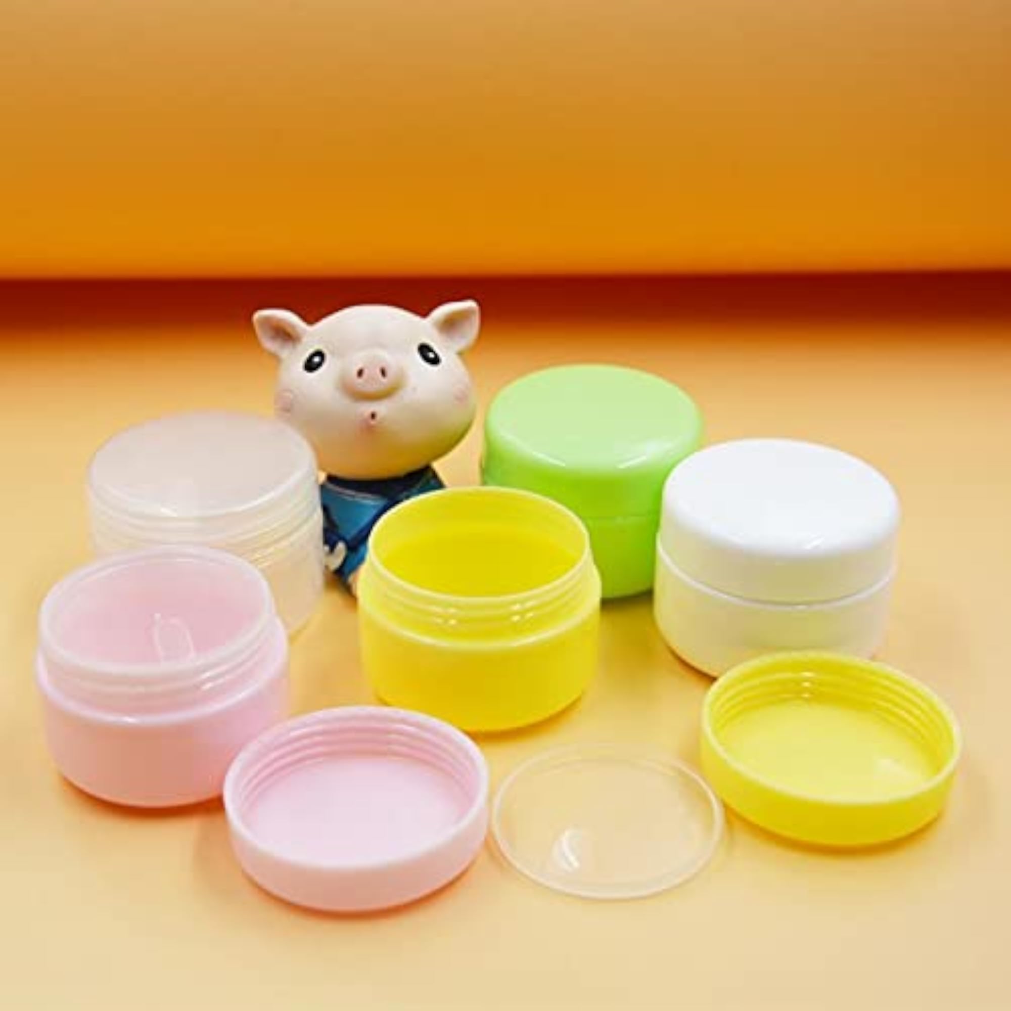 30 Pack Round Makeup Cream Salves Powder Cosmetic Jar Case